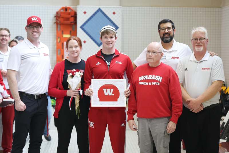 a group of people posing for a photo