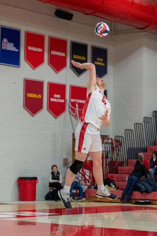 a man jumping in the air