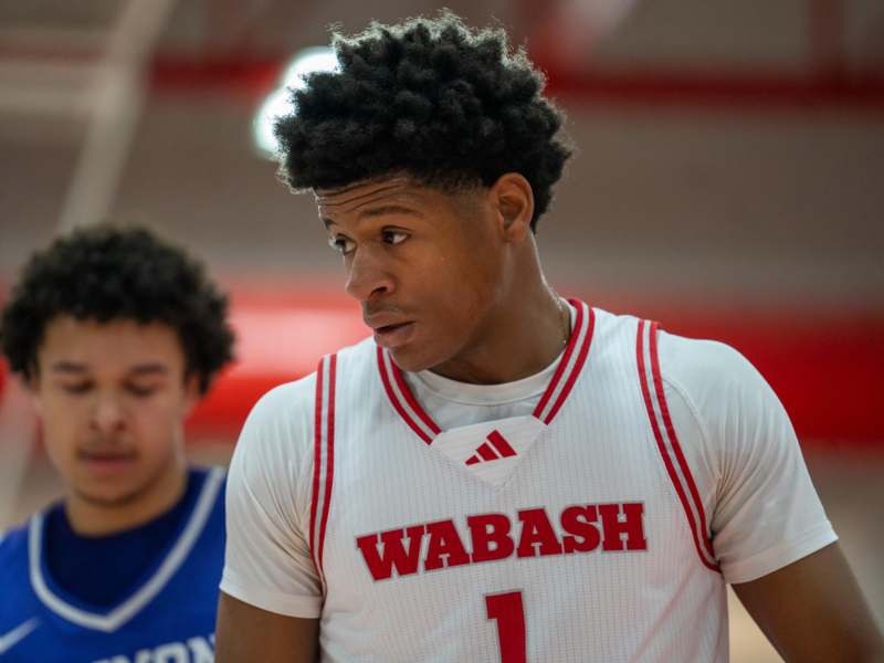 a man in a basketball jersey