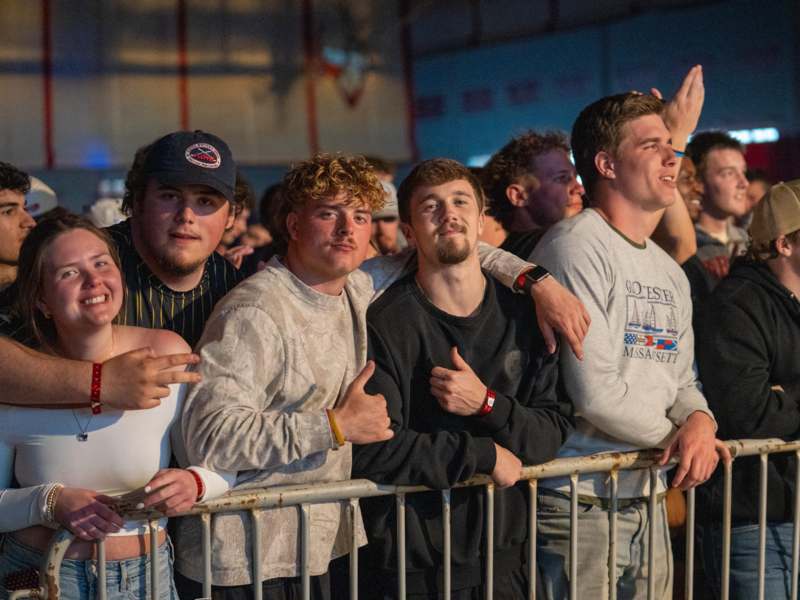 a group of people posing for a photo