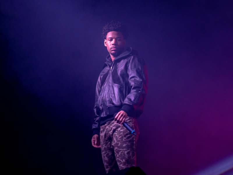 a man holding a microphone