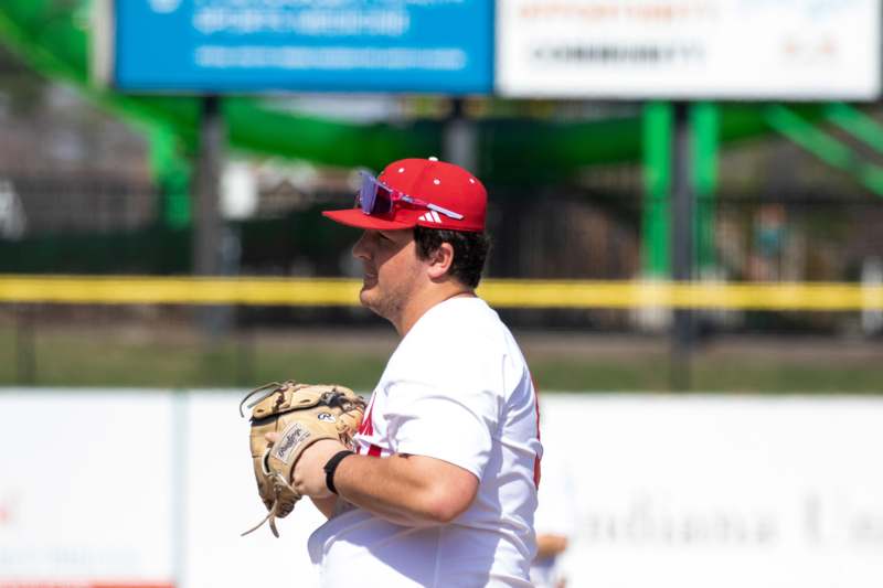 a man in a baseball uniform