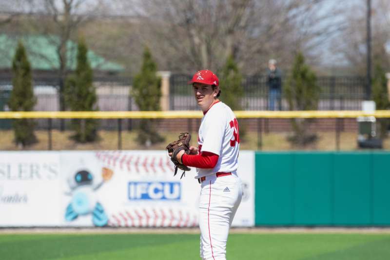 a baseball player on a field