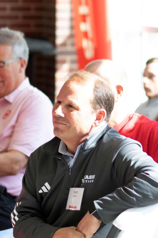 a man sitting in a room
