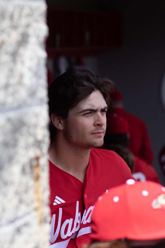 a man in a red shirt