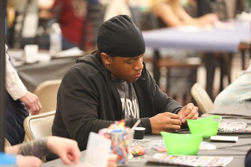a man sitting at a table