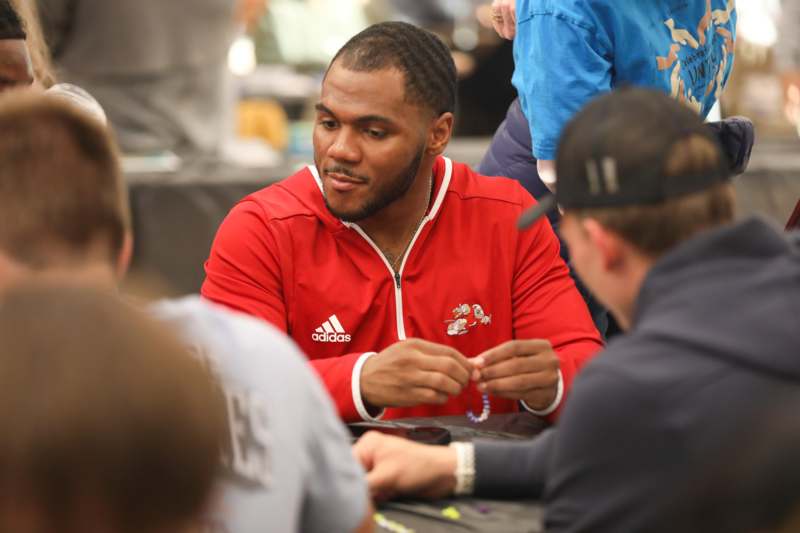 a man sitting at a table