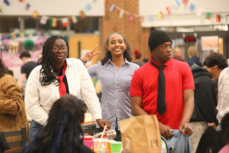 a group of people posing for a photo