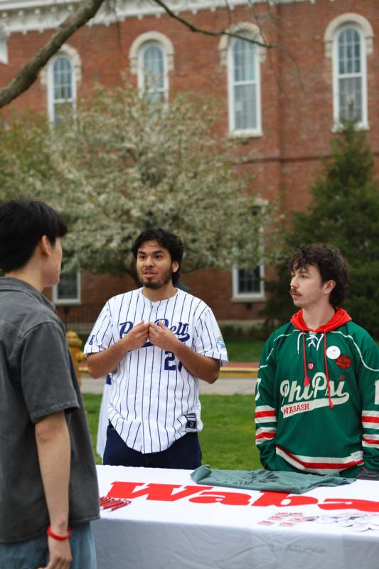 a group of men standing outside