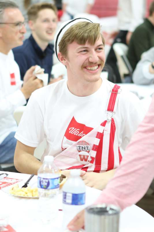 a man smiling at camera