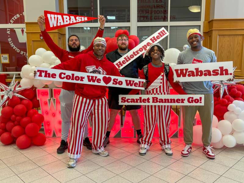 a group of people posing for a photo