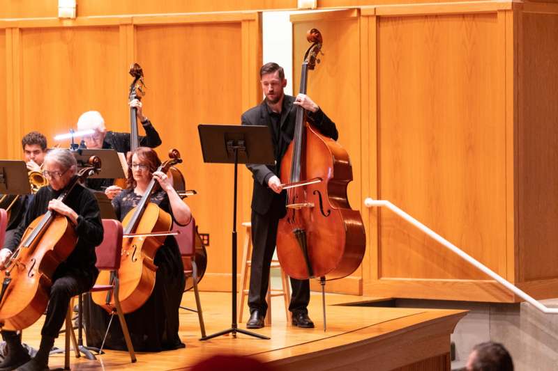 a group of people playing instruments