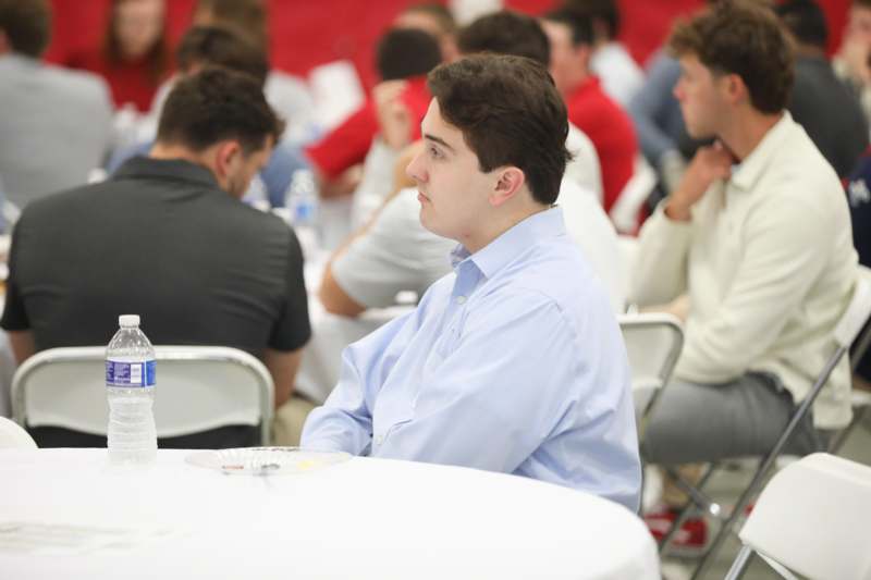 a man sitting at a table
