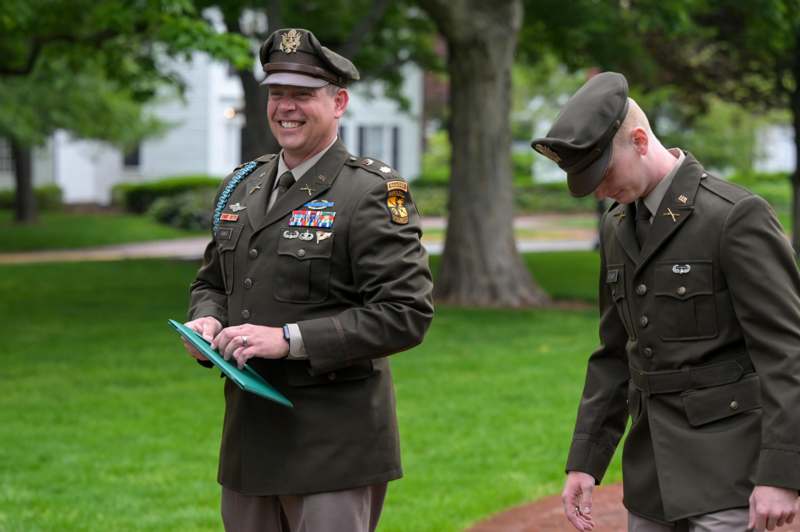 a man in military uniform smiling