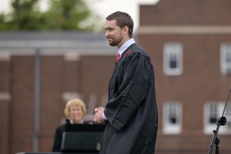 a man in a robe