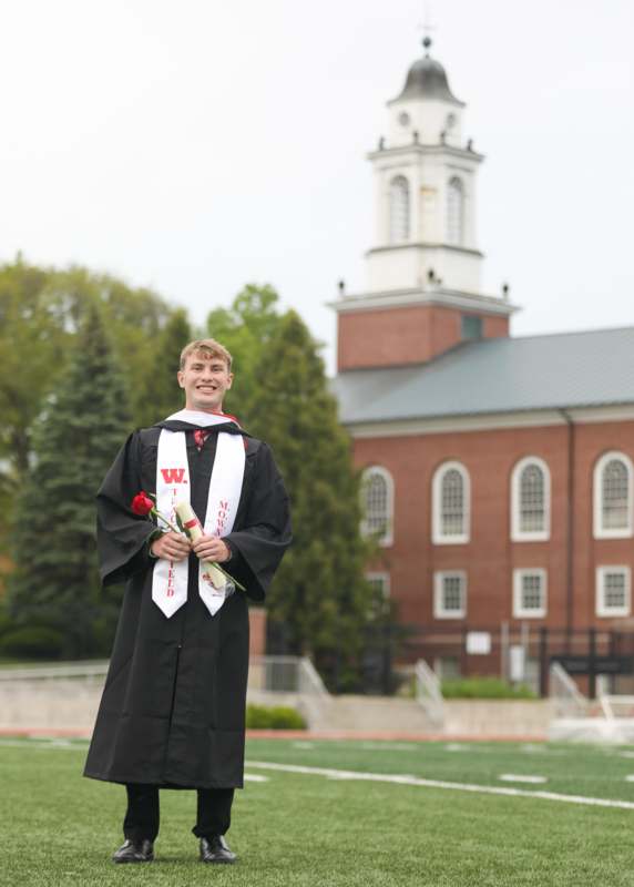 Commencement - Graduates 2026 - a man in a graduation gown