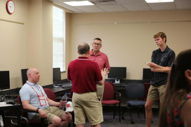 a group of men in a room