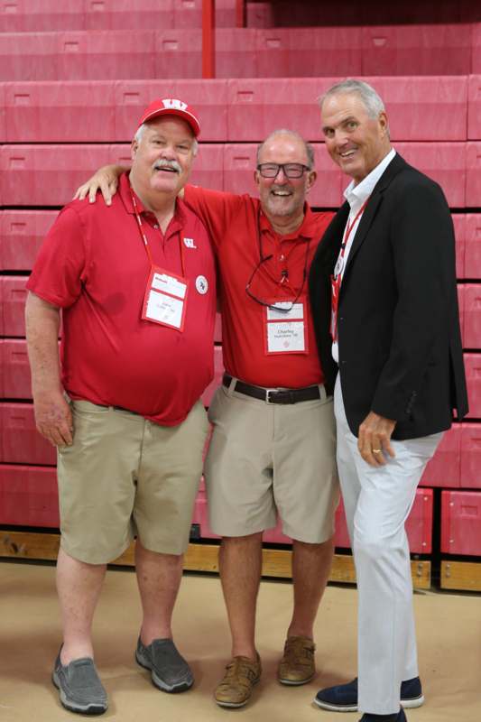 a group of men standing together