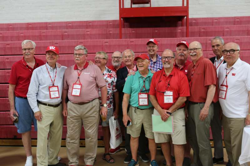 a group of people posing for a photo