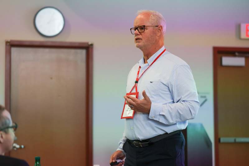 a man standing in a room