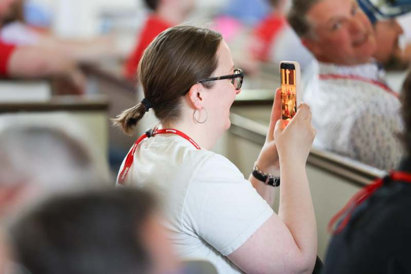 a woman taking a picture of herself