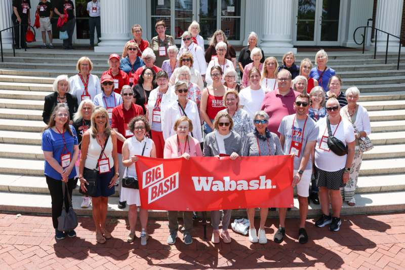 a group of people posing for a photo