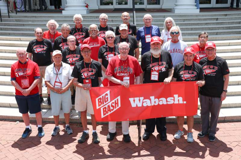a group of people posing for a photo