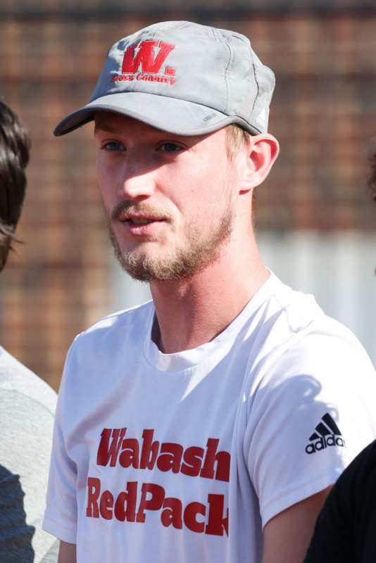 a man wearing a hat