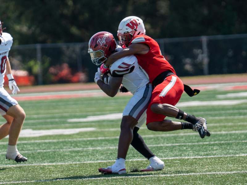 a football players on a field