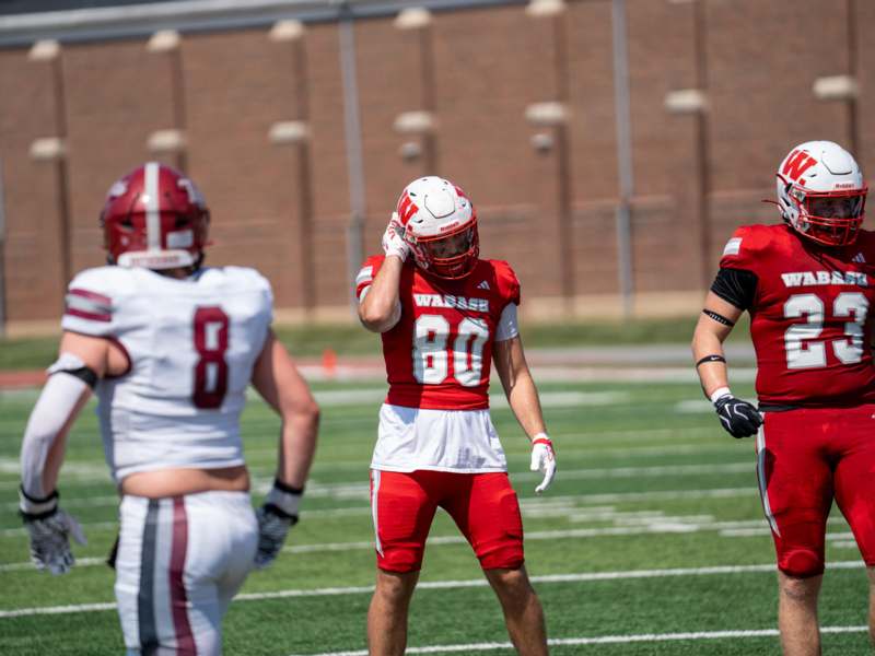 a group of football players on a field