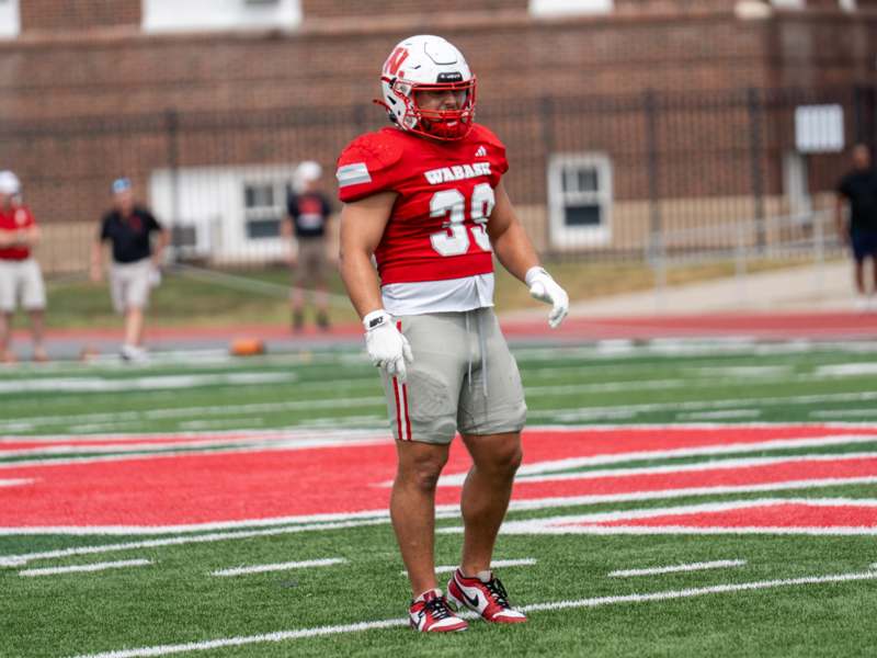 a football player on a field