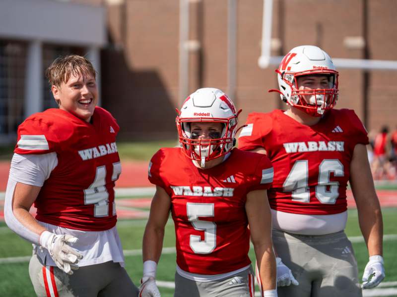 a group of football players on a field