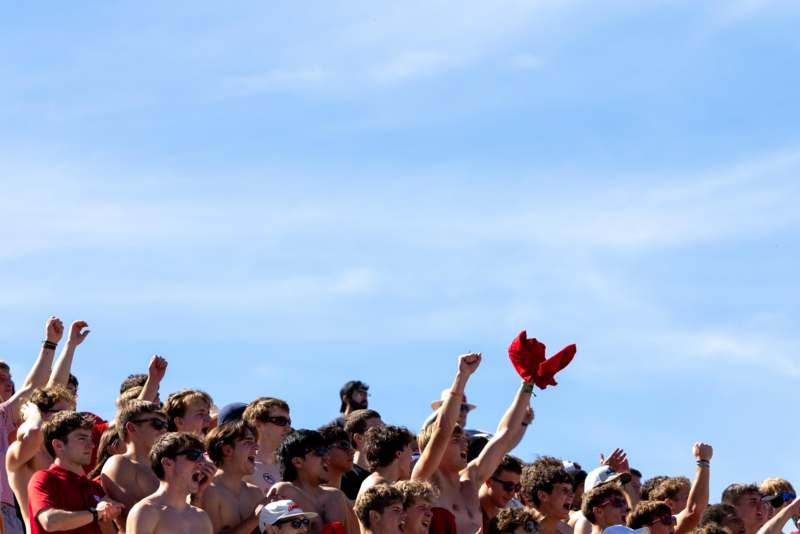 a group of people in a crowd