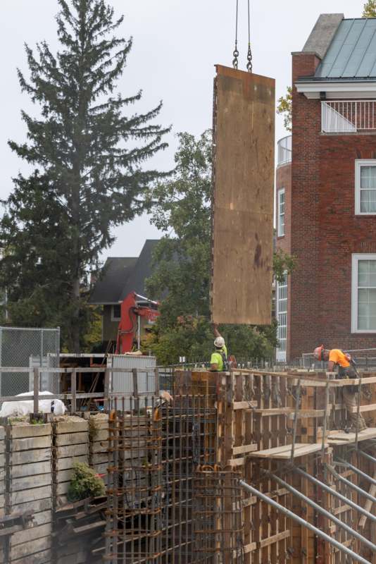 a group of men working on a construction site