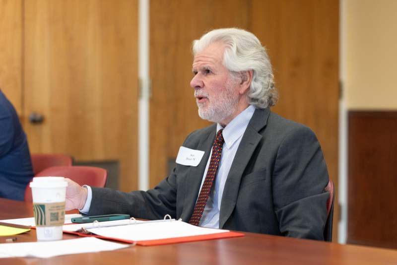 a man sitting at a table
