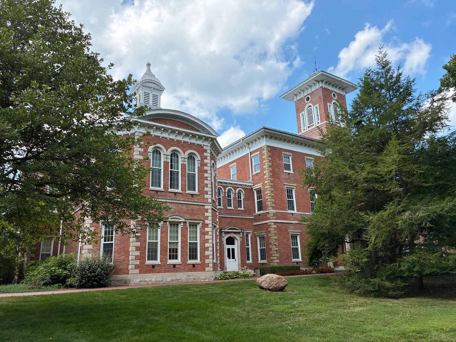 Photo of Center Hall at Wabash College