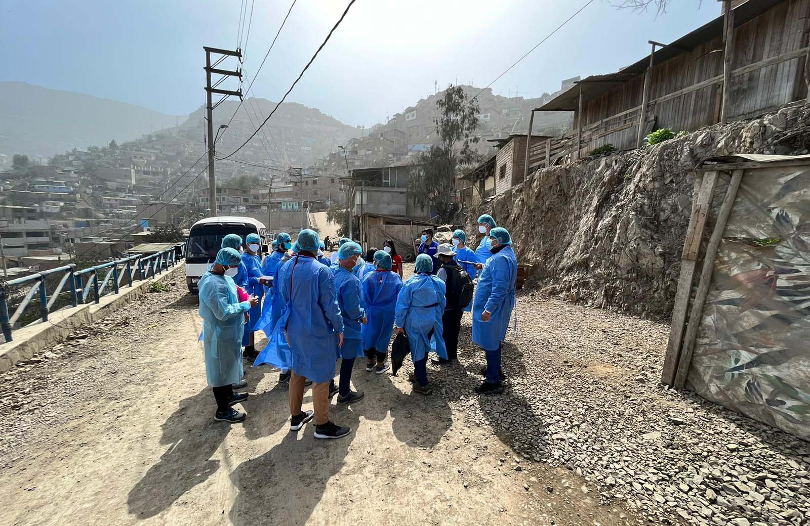 Wabash students on location in Peru