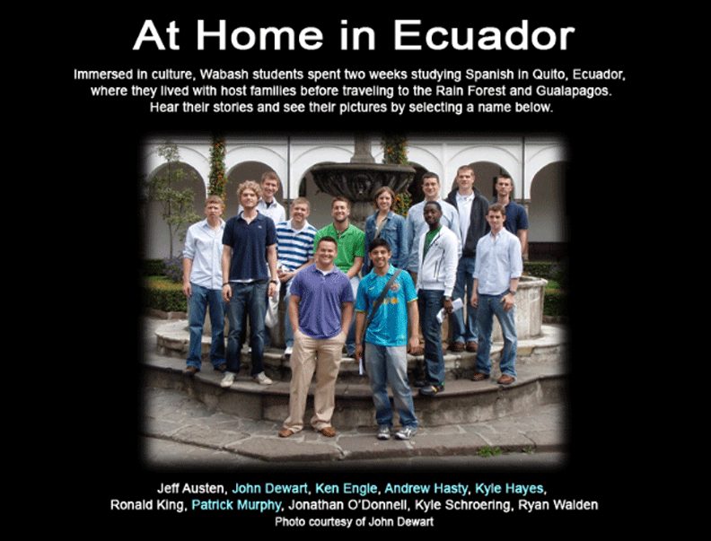 At Home in Ecuador